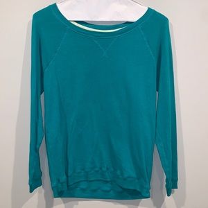 Comfy Aerie teal sweatshirt